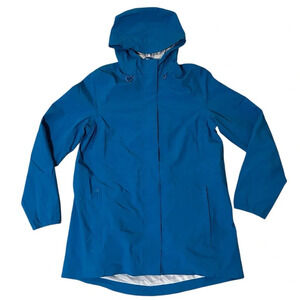 Lands End blue windbreaker jacket